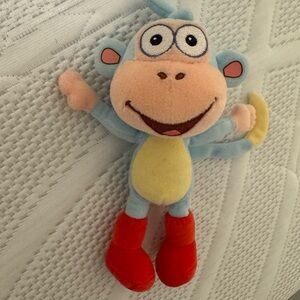 Rare TY plush toy Boots  Character w/ Tags 8" Beanie Baby Era Dora the Explorer